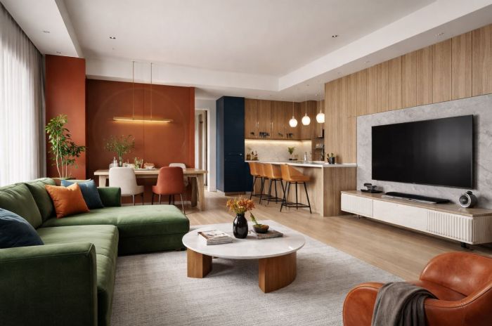 地板也能做分區！開放式空間跳色與同材質搭配指南